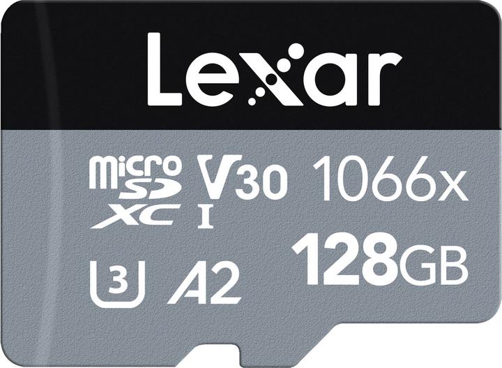 Actual product image Lexar Professional (128 GB, microSDXC, U3, UHS-I)