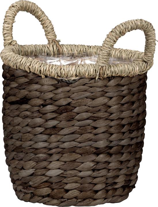 Immagine prodotto Scheurich Giacinto d'acqua 34, fioriera/cespuglio in vimini con manici in giacinto d'acqua (34 cm)