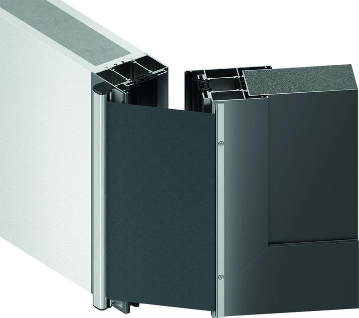 Actual product image Athmer Finger protection roller blind NR-26 w-proof Length 1925 mm External application aluminium silver