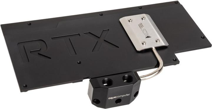 Aqua Computer kryographics NEXT RTX 3080/3090 Strix GPU Backplate - active XCS