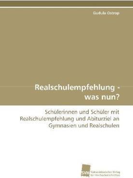 Produktbild Realschulempfehlung - was nun? (Gudula Ostrop, 2009)
