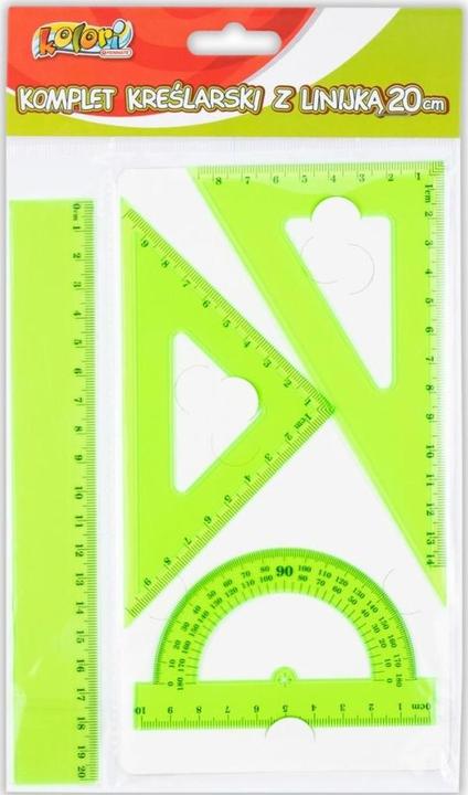 Immagine prodotto Penmate Set da disegno con righello 20cm verde (200 mm)