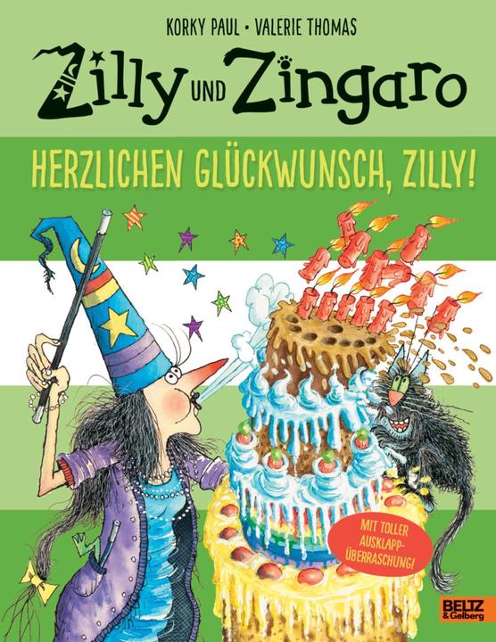 Actual product image Zilly und Zingaro. Herzlichen Glückwunsch, Zilly! (German, Valerie Thomas, 2016)