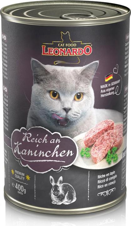 Image du produit Leonardo Cat Food Riche en lapins (Adulte, 1 pcs, 400 g)