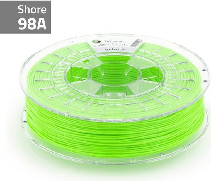 Image du produit Extrudr Flex Medium vert fluo 2.85 mm 750 g (TPU, 2.85 mm, 750 g, Vert)