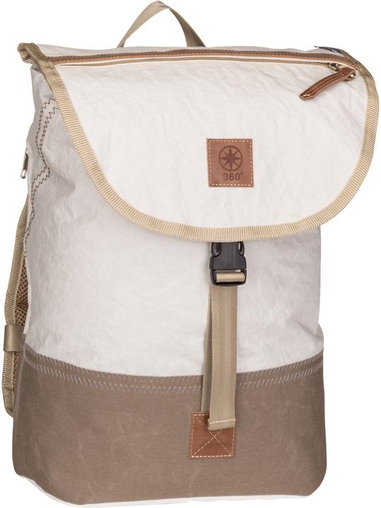 Weiss, Balken Taupe