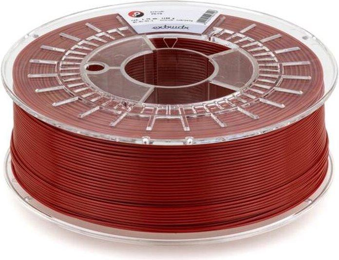 Image du produit Extrudr PETG rouge translucide 2.85 mm 1.100 g (PETG, 2.85 mm, 1.10 g, Rouge)