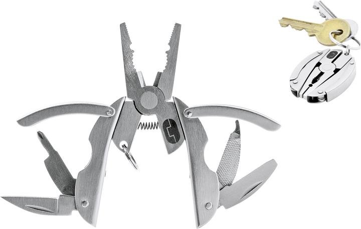 Image du produit True Utility Multitool en acier inoxydable ' Scarab' TU204K (7 Fonctions)