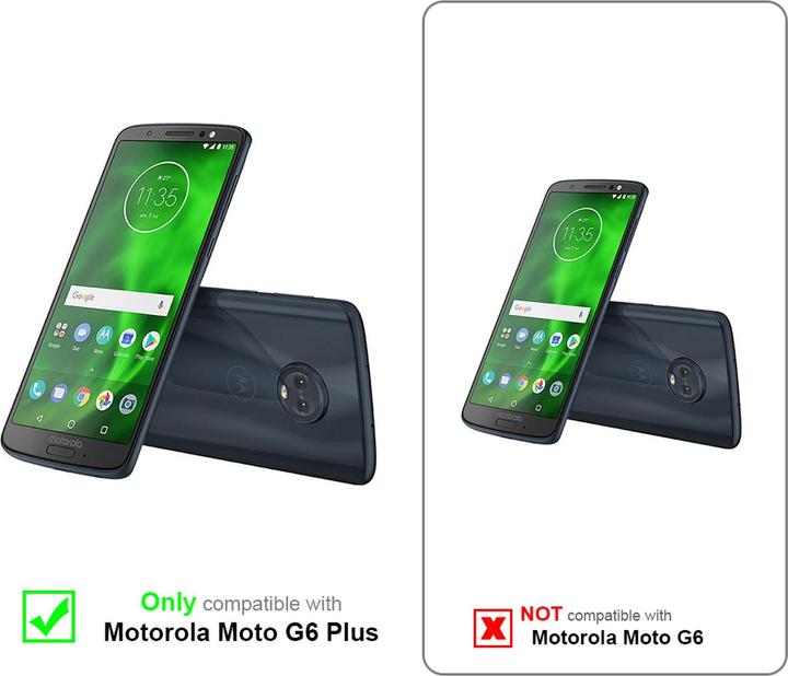 Productafbeelding Cadorabo Bloemen Boekomslag (Motorola Moto G6 Plus)