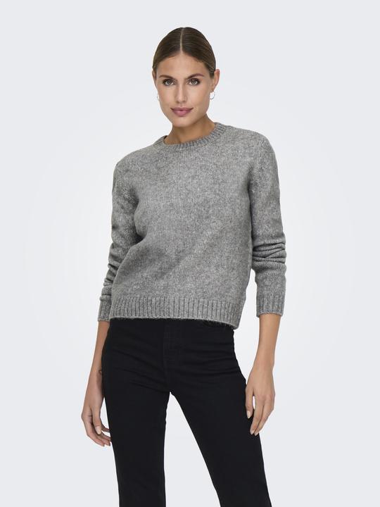 Actual product image JdY Knit Fit Round neck Ribbed cuffs Pullover Knitted jumper (XL)
