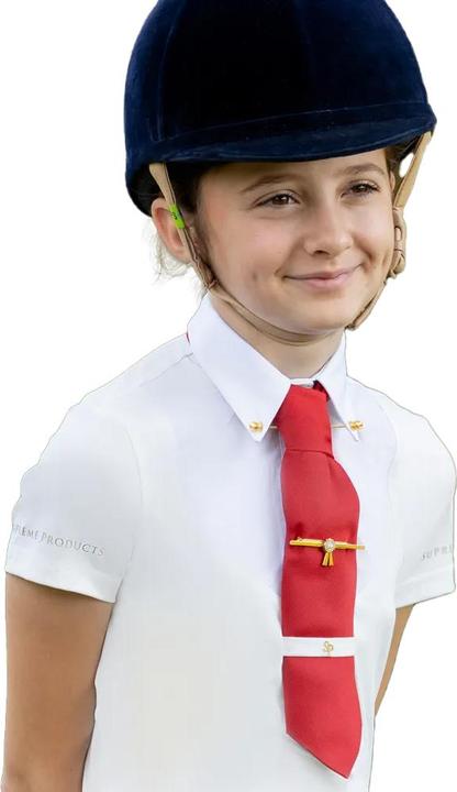 Immagine prodotto Supreme Products Champion Show Rider WettkampfShirt Knopf kurzärmlig (140)