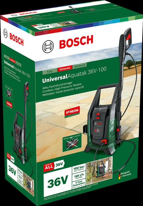 Actual product image Bosch Home & Garden BOSCH UniversalAquatak 36V-100 cordless high-pressure cleaner + accessories (Rechargeable battery operated)