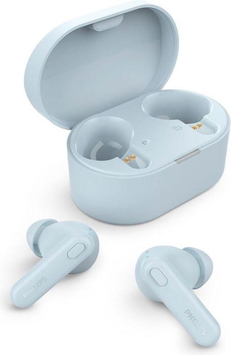 Actual product image Philips TAT1108BL headphones/headset Wireless In-ear Calls/Music Bluetooth Blue (10 h, Wireless)