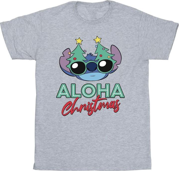 Immagine prodotto Disney Lilo And Stitch Christmas Tree Shades Maglietta Ragazze (140, 146)