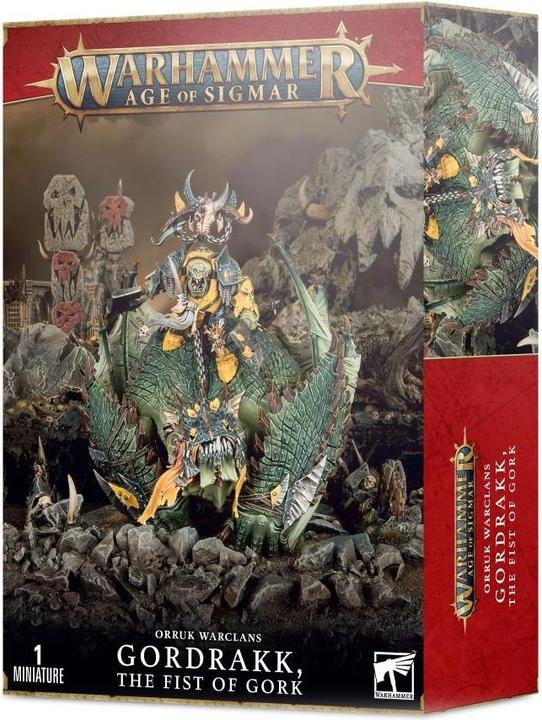 Actual product image Games Workshop Warhammer AoS - Ironjawz Megaboss sur Maw-krusha