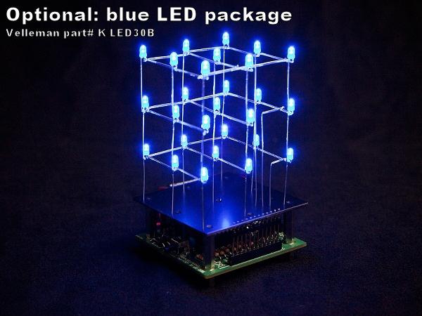 Produktbild Velleman SET OF 30 BLUE 3 mm LEDs FOR MK193