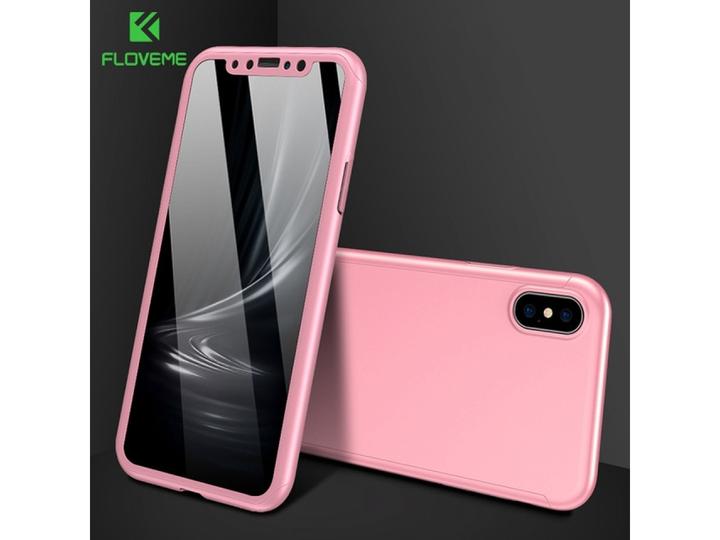 Immagine prodotto Floveme Custodia in vetro antiproiettile a 360 gradi per iPhone XS, protezione a 360 gradi (1 Pezzo/i, Apple iPhone XS)