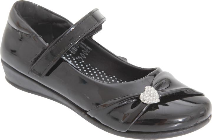 Actual product image US Brass Girls Paige II Diamond Trim Shoes (31)