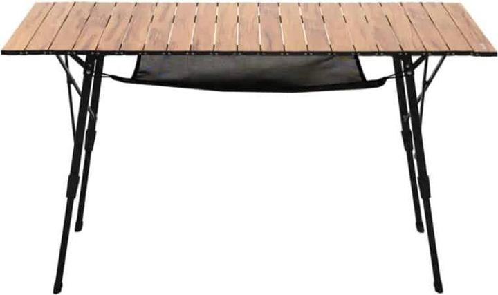 Actual product image Naturehike Aluminium camping table in wood look