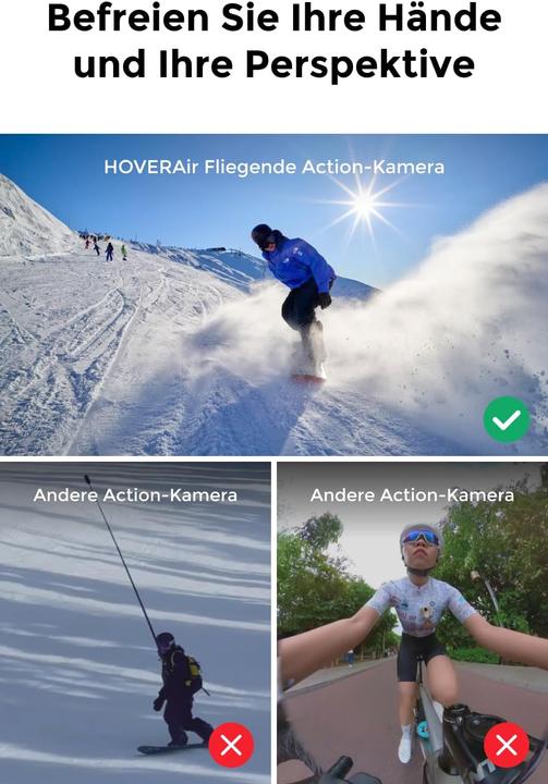 Produktbild HoverAir X1 Pro (16 min, 191.50 g, 12 Mpx)