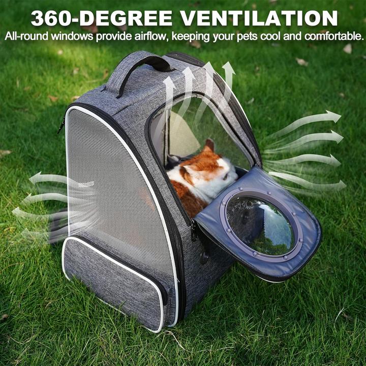 Immagine prodotto Penccor Haustier Rucksack-Raumkapsel (Gatto, Cane, Pieghevole, Traspirante)