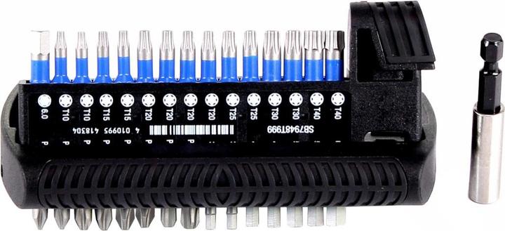 Produktbild Wiha Bit Set XLSelector 31tlg T-Bit 25 mm PH, TORX, Sechskant 1/4" C6,3 magnetischer Bithalter (25mm)