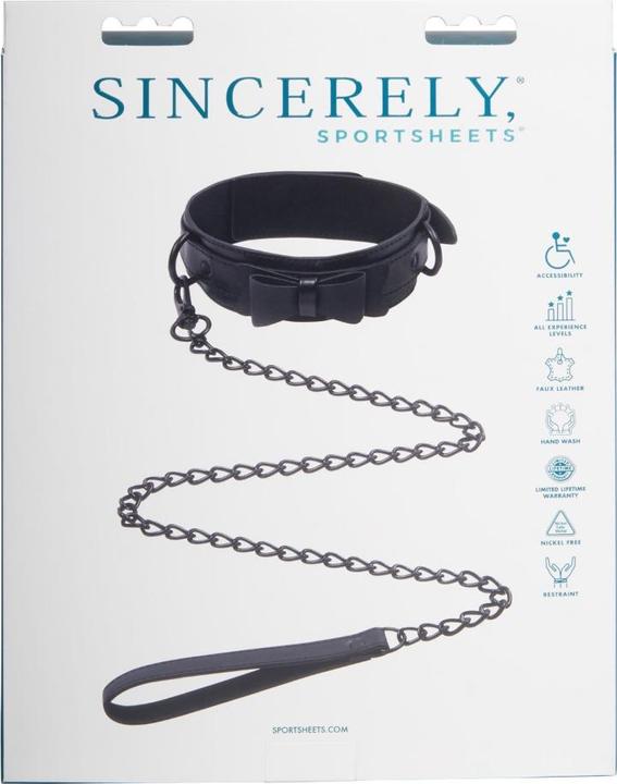Image du produit Sportsheets Sincerely Bow Tie Collar Leash