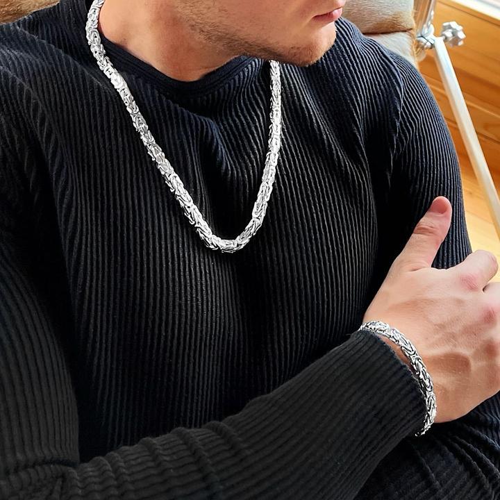 Image du produit Candy Collier royal Héraclès 7.7 mm, argent sterling 925 (Argent massif de 925, 65 cm)