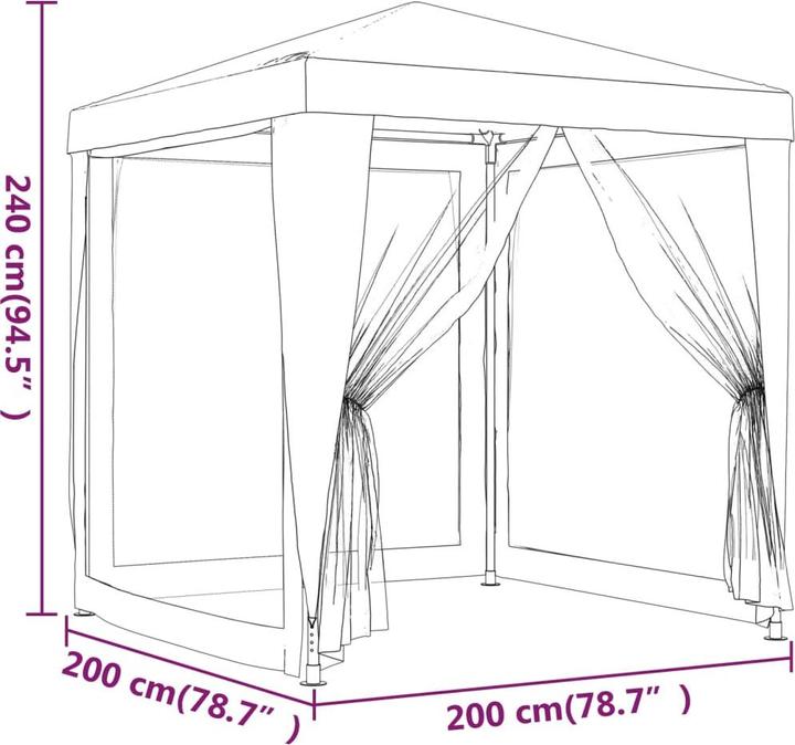 Immagine prodotto VidaXL Desirae (200 cm, 200 cm)