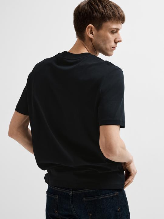Immagine prodotto Selected Homme T-shirt in cotone biologico con collo alto (L)