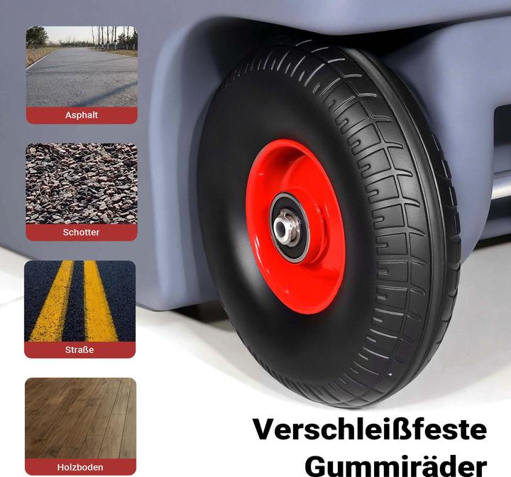 Produktbild Wiltec 120l mobile Tankanlage 12V Pumpe Kraftstoffbehälter Dieseltankstelle