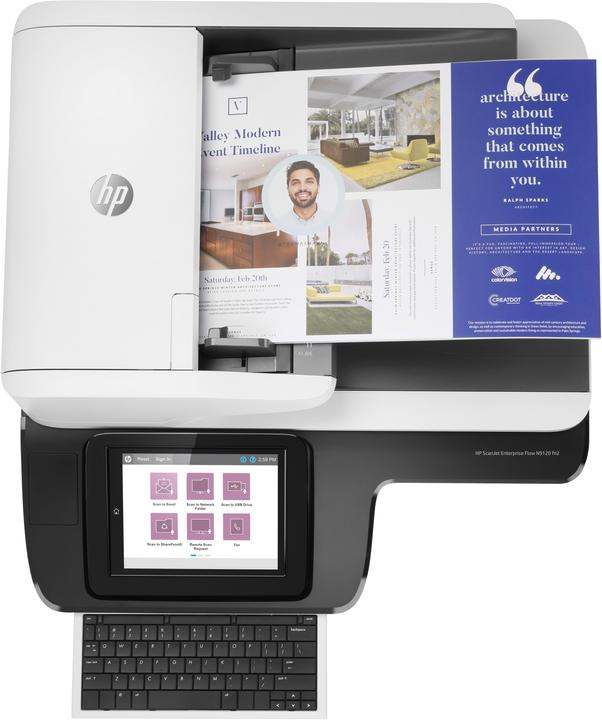 Produktbild HP ScanJet Enterprise Flow N9120 fn2 - Dokumentenscanner - Flachbett: CCD / ADF: CI (USB)