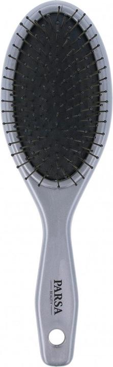 Parsa Beauty Parsa Unicolor Taschenbürste Metallpins gross, oval, grau