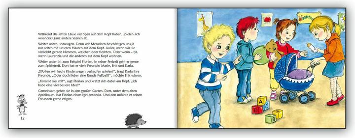 Actual product image Familie Laus zieht aus! Das fröhlich illustrierte Vorlese- und Mitmachbuch zum Thema Kopfläuse (German, Heike Georgi, Roswitha Schweizer, Sigrun Eder, 2022)