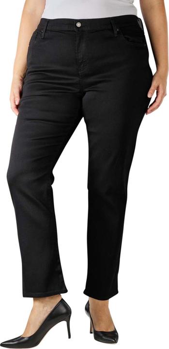 Levis 724 Jeans High Rise Straight Plus Size soft black
