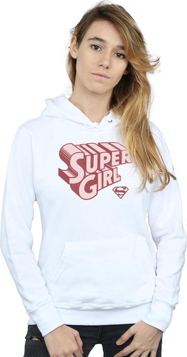 Produktbild Supergirl Retro Logo Kapuzenpullover (L)