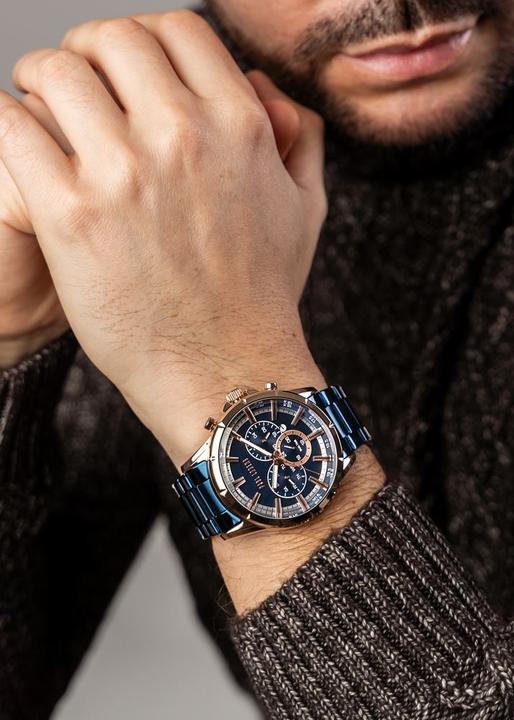 Produktbild Paul Lorens Herrenuhr PL13605B-6F3 (200 mm)