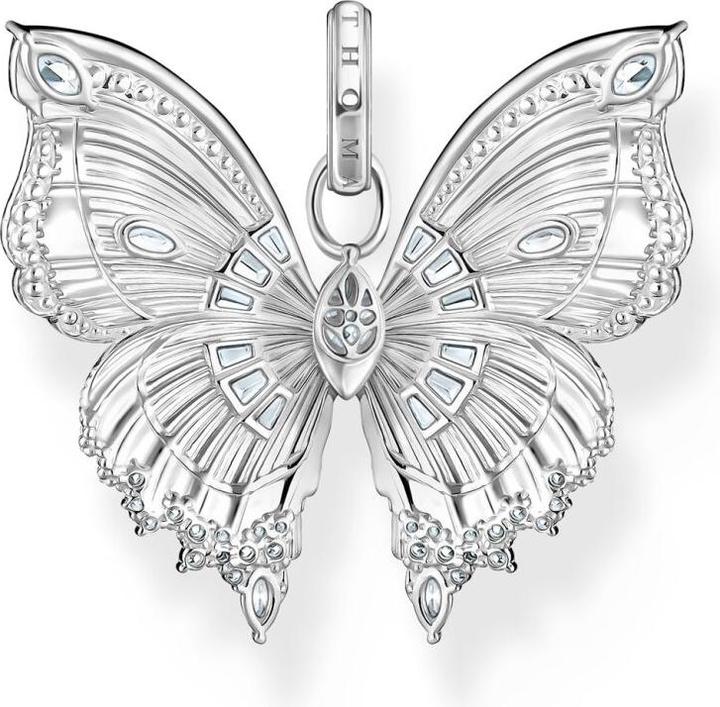 Produktbild Thomas Sabo PE984-051-14 Anhänger butterfly mit Steinen silber Damen (Sterling Silber 925)