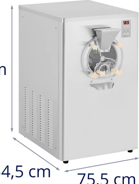 Produktbild Royal Catering Eismaschine Gelato Sorbet-Eismaschine 1500 W 15 - 22,5 l/h 1 Geschmacksrichtung