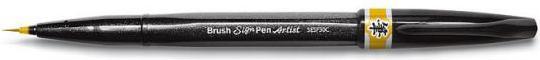 Actual product image Pentel Sign Pen Brush Artist (Ochre, 1 x)