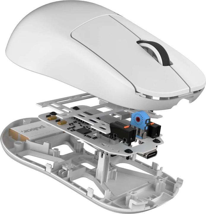 Produktbild Pulsar Gaming Gears X2H Mini White - Muis (Kabelgebunden, Kabellos)