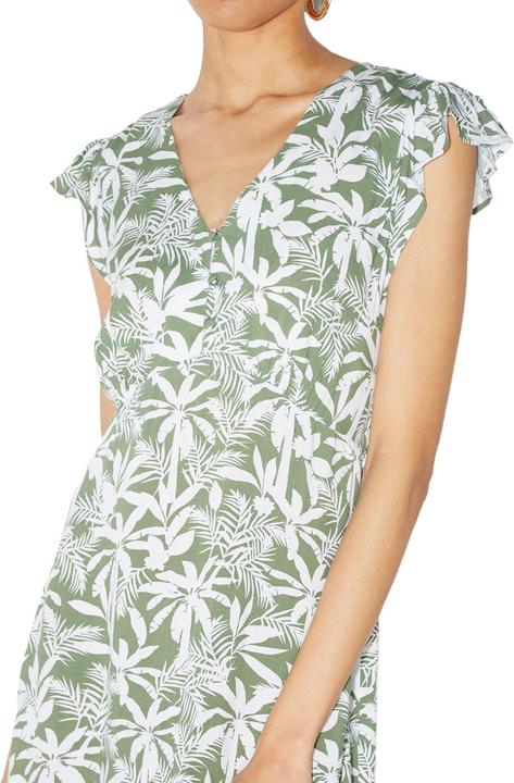 Produktbild Dorothy Perkins Safari Midikleid Knopfdetail Rüschen (32 D)