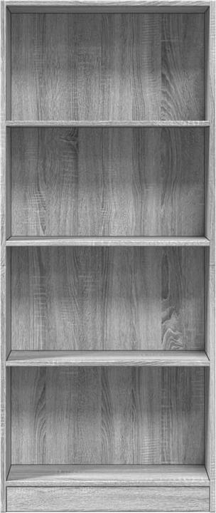 Image du produit VidaXL Bücherregal Regal Standregal Büroregal Aufbewahrungsregal Grau Sonoma (60 x 24 x 143 cm)