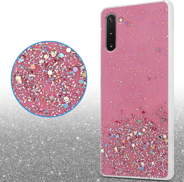 Actual product image Cadorabo TPU cover sparkling glitter (Samsung Galaxy Note 10)
