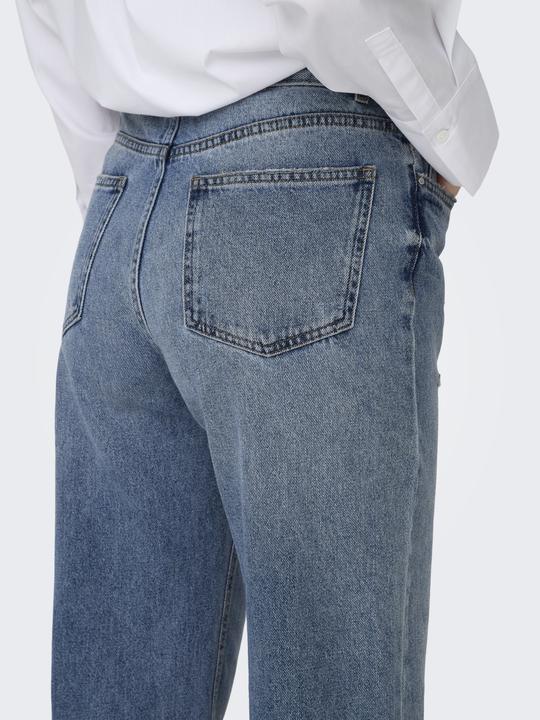 Image du produit Only ONLELLA Mittlere Taille Gerade geschnitten Jeans Straight-Fit jeans (XXS)