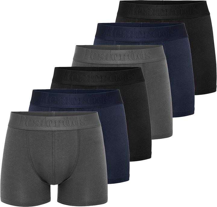 Produktbild Resteröds 6er Pack Bamboo Retro Short / Pant (L, 6er Pack)