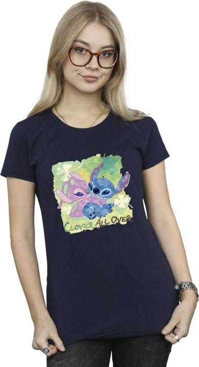 Produktbild Disney Lilo And Stitch St Patrick's Day Clover TShirt (XXL)