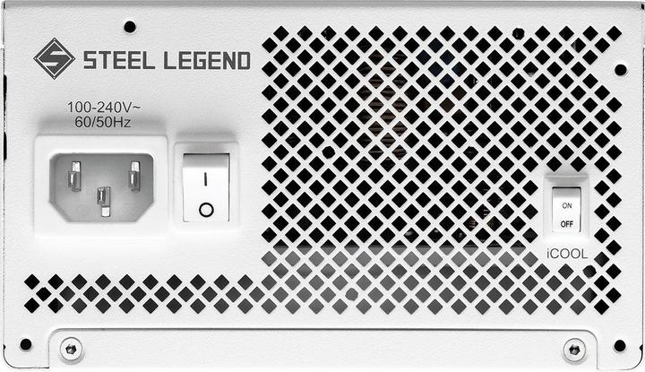 Actual product image AsRock Steel Legend power supply 850W 80+ Gold White (850 W)