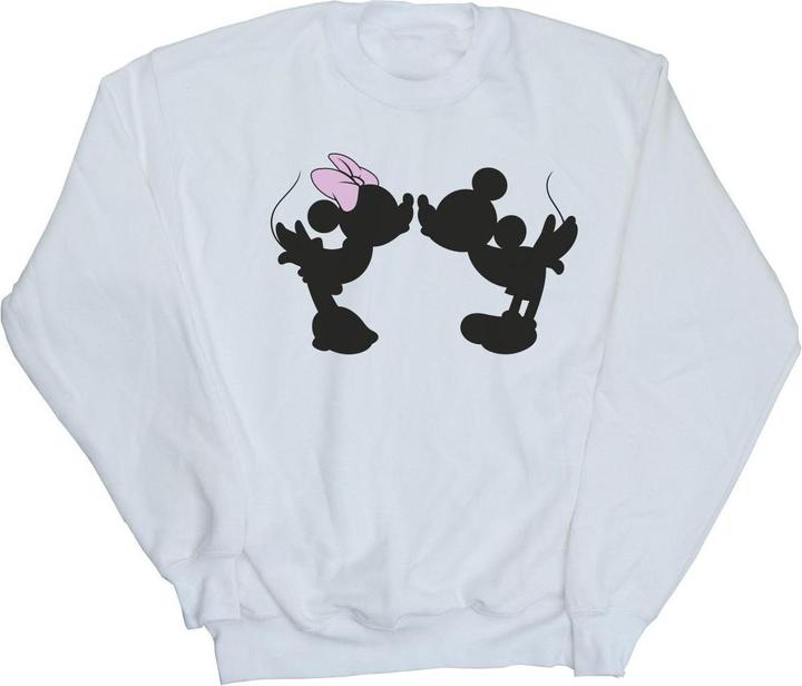 Actual product image Disney Boys Mickey Minnie Kiss Silhouette Sweatshirt (152, 158)
