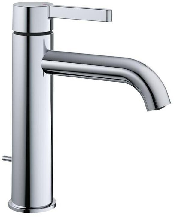 KWC Washbasin tap BEVO with pop-up waste - chrome